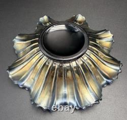 Antique NORTHWOOD Carnival Glass Good Luck 9 Bowl Ribbed Back