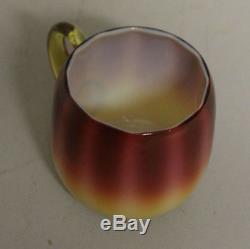 Antique New England Glass Company Plated Amberina Punch Cup (rare piece)