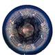 Antique Northwood Grape And Cable Carnival Glass Bowl, Electric Blue (510)