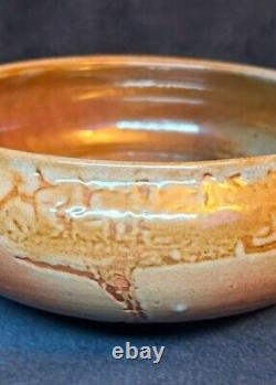 Antique Pewabic Pottery Bowl Detroit 7.25D