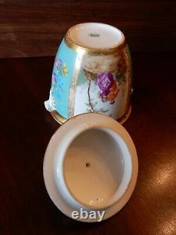 Antique Sèvres French Porcelain Hand Painted Sugar Bowl from 1848