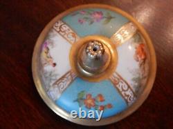 Antique Sèvres French Porcelain Hand Painted Sugar Bowl from 1848