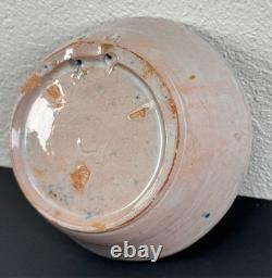 Antique Spanish Fajalauza Ceramic Bowl Glazed Faience 19th C. Faience Lebrillo