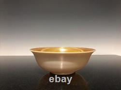 Antique Steuben Calcite Aurene Iridescent Art Nouveau Glass Bowl