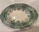 Antique WEDGWOOD England RALEIGH Pattern Platters Set of 5 Green Transferware