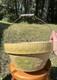 Apricot & Honeycomb Yellow Ware Milk Bowl with Bail Handle Farmhouse #10 Antique