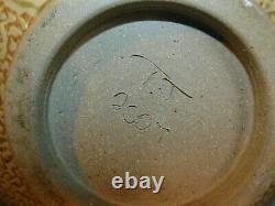 Art Pottery Bowl Signed Tj 2007 Really Stunningbrown, Gray, Purple Pattern #2