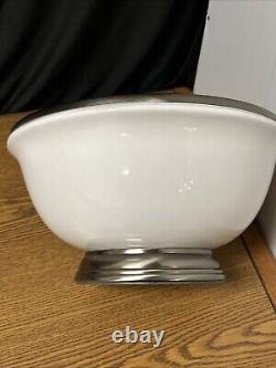 Arte Italica Tuscan 10.5 Pewter ring /Footed Bowl, Handmade in Italy. GODINGER