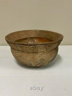 Asian Archaic Style Korean Silla Style Ceramic Pottery Bowl