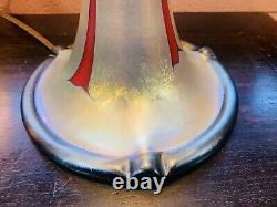 Authentic Carl Radke Phoenix Studios large 18 hand blown Cherry Blossom Lamp