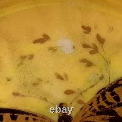 Aynsley Antique Circa 1910 Rare Piece Small Footed Bowl Lustre Butterfly