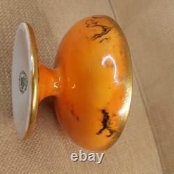 Aynsley Antique Circa 1910 Rare Piece Small Footed Bowl Lustre Butterfly