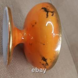 Aynsley Antique Circa 1910 Rare Piece Small Footed Bowl Lustre Butterfly