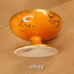Aynsley Antique Circa 1910 Rare Piece Small Footed Bowl Lustre Butterfly