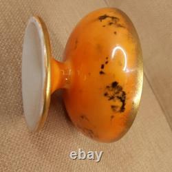 Aynsley Antique Circa 1910 Rare Piece Small Footed Bowl Lustre Butterfly
