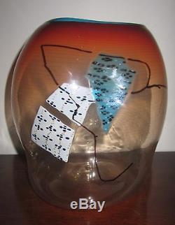 BEAUTIFUL DALE CHIHULY BASKET SIGNED & DATED