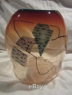 BEAUTIFUL DALE CHIHULY BASKET SIGNED & DATED