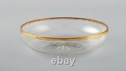 Baccarat, France. Ten Art Deco seafood bowls / rinse bowls in crystal glass
