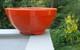 Bauer Pottery Ring Ware 14'' Orange Punch Bowl! VERY RARE