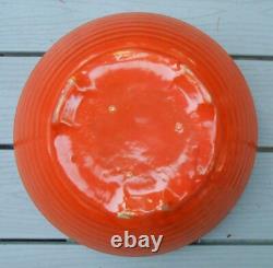 Bauer Pottery Ring Ware 14'' Orange Punch Bowl! VERY RARE