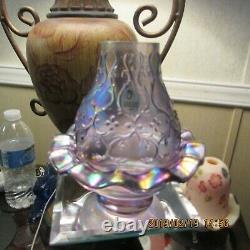 Beautiful Rare Fenton Fairy Lamp/light Stands 5 1/2 Inches Tall