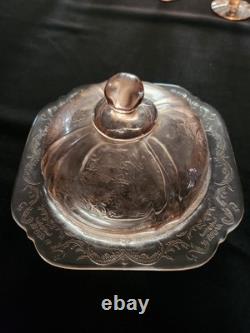 Beautiful Used Condition, Depression Glass Pink in color