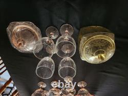 Beautiful Used Condition, Depression Glass Pink in color
