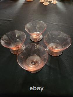 Beautiful Used Condition, Depression Glass Pink in color