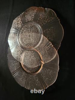 Beautiful Used Condition, Depression Glass Pink in color