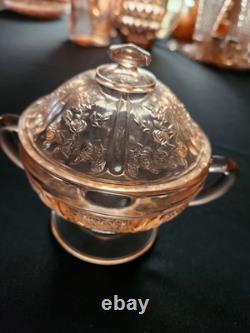 Beautiful Used Condition, Depression Glass Pink in color