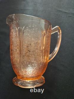 Beautiful Used Condition, Depression Glass Pink in color