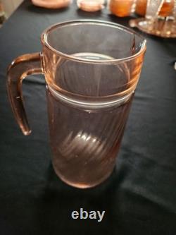 Beautiful Used Condition, Depression Glass Pink in color