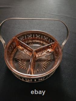Beautiful Used Condition, Depression Glass Pink in color