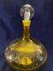 Blenko Decanter by Joel Myers with Air Twist Stopper Oversized Art Glass Decante