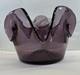 Blenko Glass 6011 Folded Bowl in Lilac Wayne Husted Design MCM