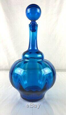 Blenko Glass 6935 Decanter In Turquoise Joel Myers Design