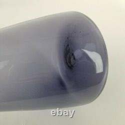 Blenko Glass Decanter 561 Jetson Bottle Stopper Mulberry Purple Husted 1958 21in
