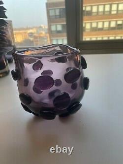 Blenko Husted 597 Blob Bowl in Lilac