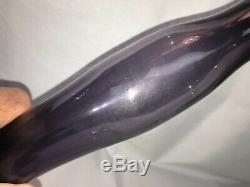 Blenko Wayne Husted Genie Decanter 5815 S mulberry purple glass 1958 MCM