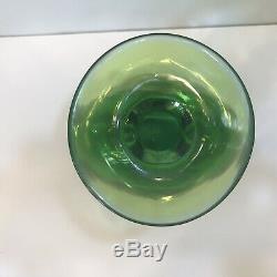 Blenko sommerso glass vase signed by Joel Philip Myers EUC MCM 1960s