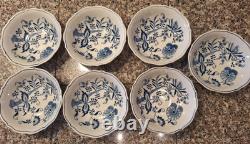 Blue Danube Japan BLUE ONION Set 76 Coupe Cereal Bowls 3 Different BACKSTAMPS