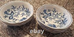 Blue Danube Japan BLUE ONION Set 76 Coupe Cereal Bowls 3 Different BACKSTAMPS