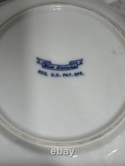 Blue Danube Japan BLUE ONION Set 8 Coupe Cereal 7 1/2 Bowls BACKSTAMPS