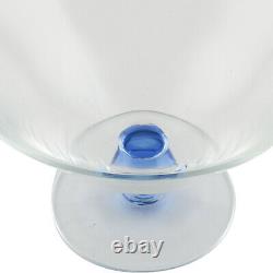 Blue Drinking Glass Transparent Beverage Durable Serving Artistic Glass Crockery