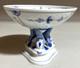 Blue Fluted Royal Copenhagen Dolphin Footed candy bowl Compote 451 Mint