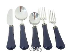 Blue Rose Polish Pottery Guilietta 5 PC Flatware Set 4 Settings