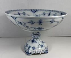 Bowl #628- Blue Fluted Royal Copenhagen Full Lace PLX Denmark GB 1/513