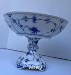 Bowl #628- Blue Fluted Royal Copenhagen Full Lace PLX Denmark GB 1/513