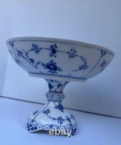 Bowl #628- Blue Fluted Royal Copenhagen Full Lace PLX Denmark GB 1/513