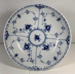 Bowl #628- Blue Fluted Royal Copenhagen Full Lace PLX Denmark GB 1/513